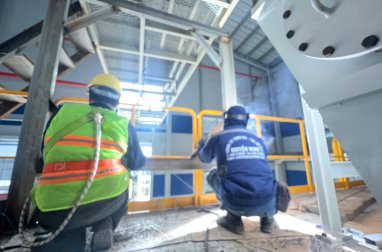 lắp đặt dây chuyền tự động , hệ thống cấp liệu tự động